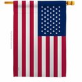 Guarderia 28 x 40 in. USA 49 Stars American Old Glory House Flag with Double-Sided  Banner Garden Yard Gift GU4075020
